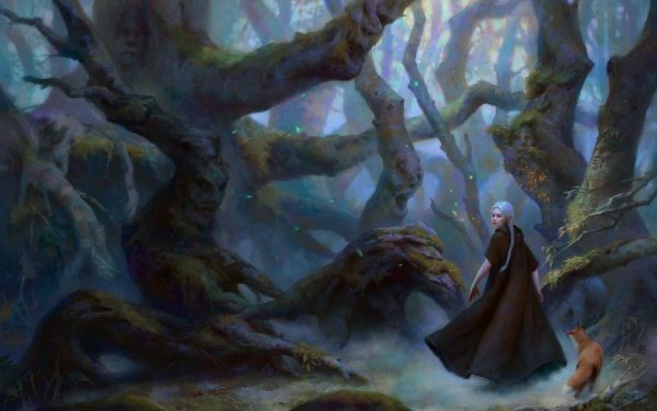 Fantasy Elf Fox Forest HD Wallpaper | Background Image