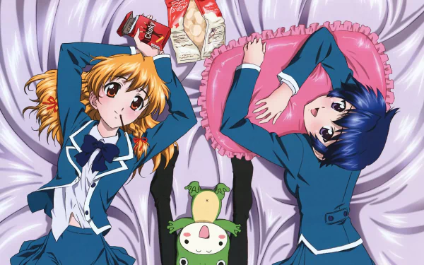 Yukari Shinomiya Nanase Kudō Anime Kaze No Stigma HD Desktop Wallpaper | Background Image