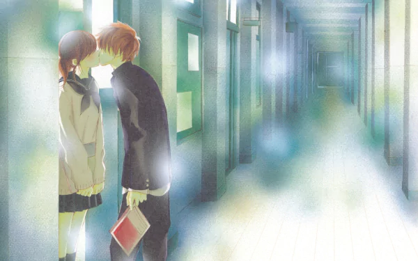 Nanami Takahashi Motoharu Yano Anime We Were There HD Desktop Wallpaper | Background Image