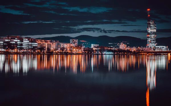 cityscape reflection man made Vienna HD Desktop Wallpaper | Background Image