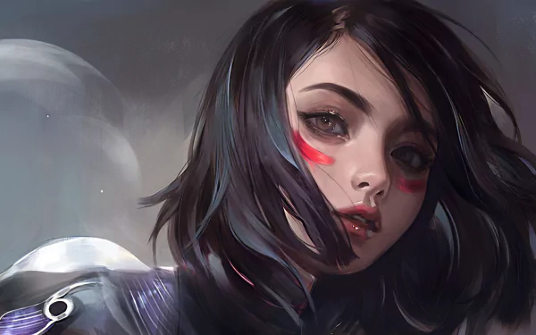 black hair face cyborg Alita (Alita: Battle Angel) movie Alita: Battle Angel HD Desktop Wallpaper | Background Image