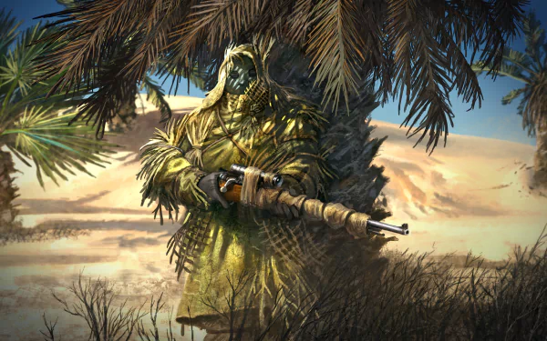 video game Sniper Elite III HD Desktop Wallpaper | Background Image