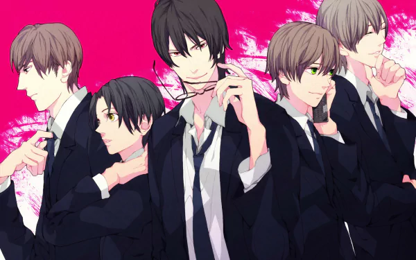 Masamune Takano Ritsu Onodera Shouta Kisa Kanade Mino Yoshiyuki Hatori Anime Sekaiichi Hatsukoi HD Desktop Wallpaper | Background Image