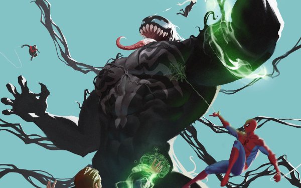 Comics Venom Doctor Strange Spider-Man Spider-Gwen Miles Morales HD Wallpaper | Background Image