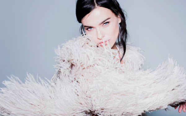 Russian blue eyes black hair singer music Elena Temnikova HD Desktop Wallpaper | Background Image