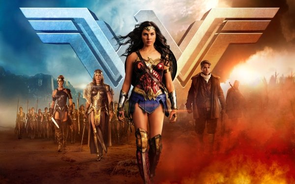Movie Wonder Woman Diana Prince Gal Gadot Steve Trevor Chris Pine Queen Hippolyta HD Wallpaper | Background Image