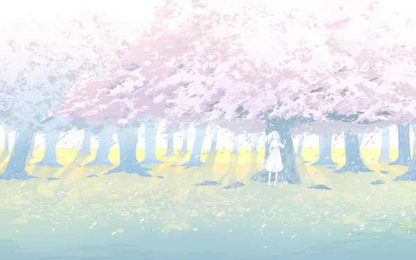 Anime forest anime forest HD Desktop Wallpaper | Background Image