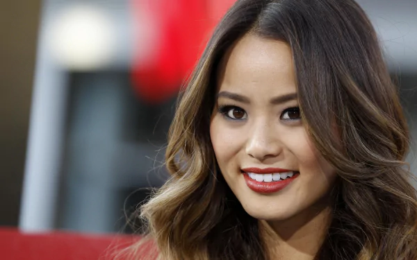 close-up lipstick brown eyes smile face brunette actress woman Jamie Chung HD Desktop Wallpaper | Background Image