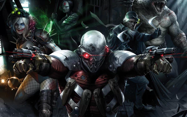 Captain Boomerang Katana (DC Comics) Killer Croc Harley Quinn Deadshot DC Comics Comic Suicide Squad HD Desktop Wallpaper | Background Image