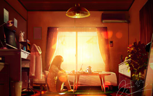 Anime room anime room HD Desktop Wallpaper | Background Image