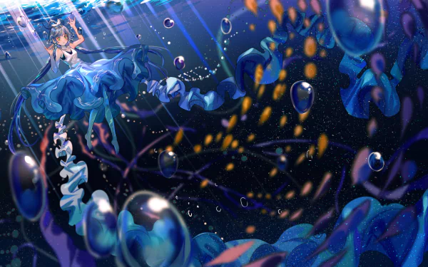 Luo Tianyi Anime Vocaloid HD Desktop Wallpaper | Background Image