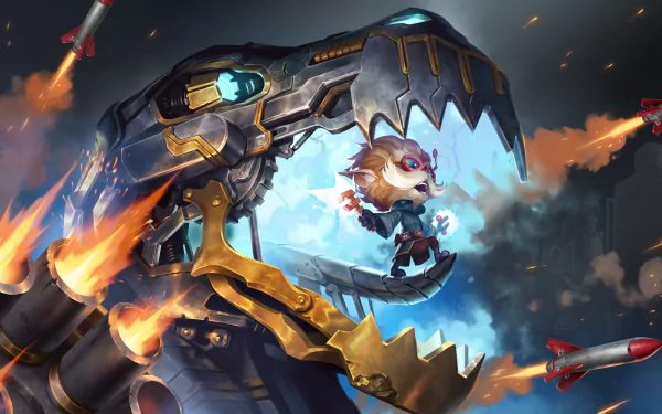 Heimerdinger (League Of Legends) video game Legends of Runeterra HD Desktop Wallpaper | Background Image