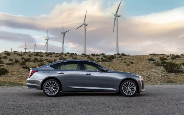 silver car car Cadillac vehicle Cadillac CT5 HD Desktop Wallpaper | Background Image