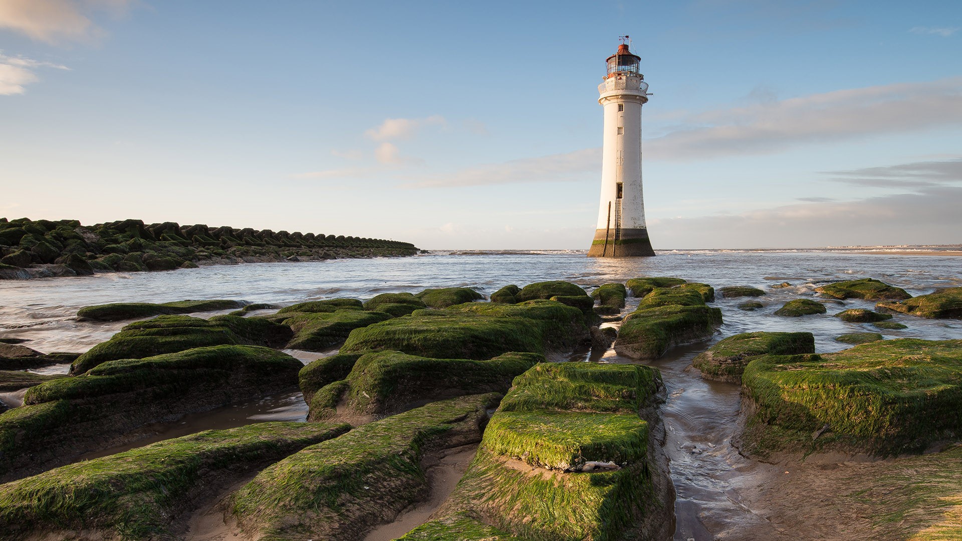 Download Man Made Lighthouse HD Wallpaper