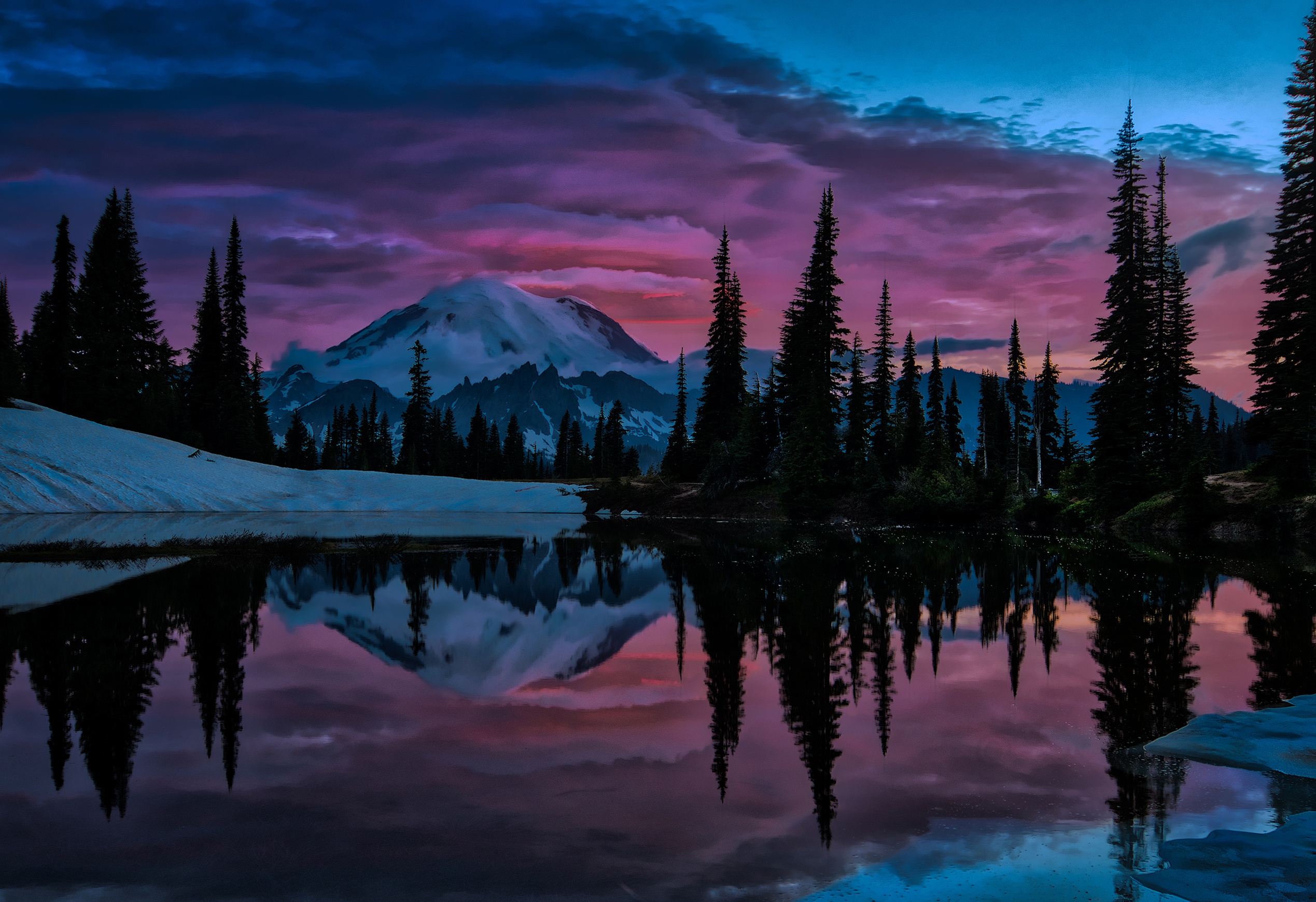 Earth Mount Rainier HD Wallpaper | Background Image