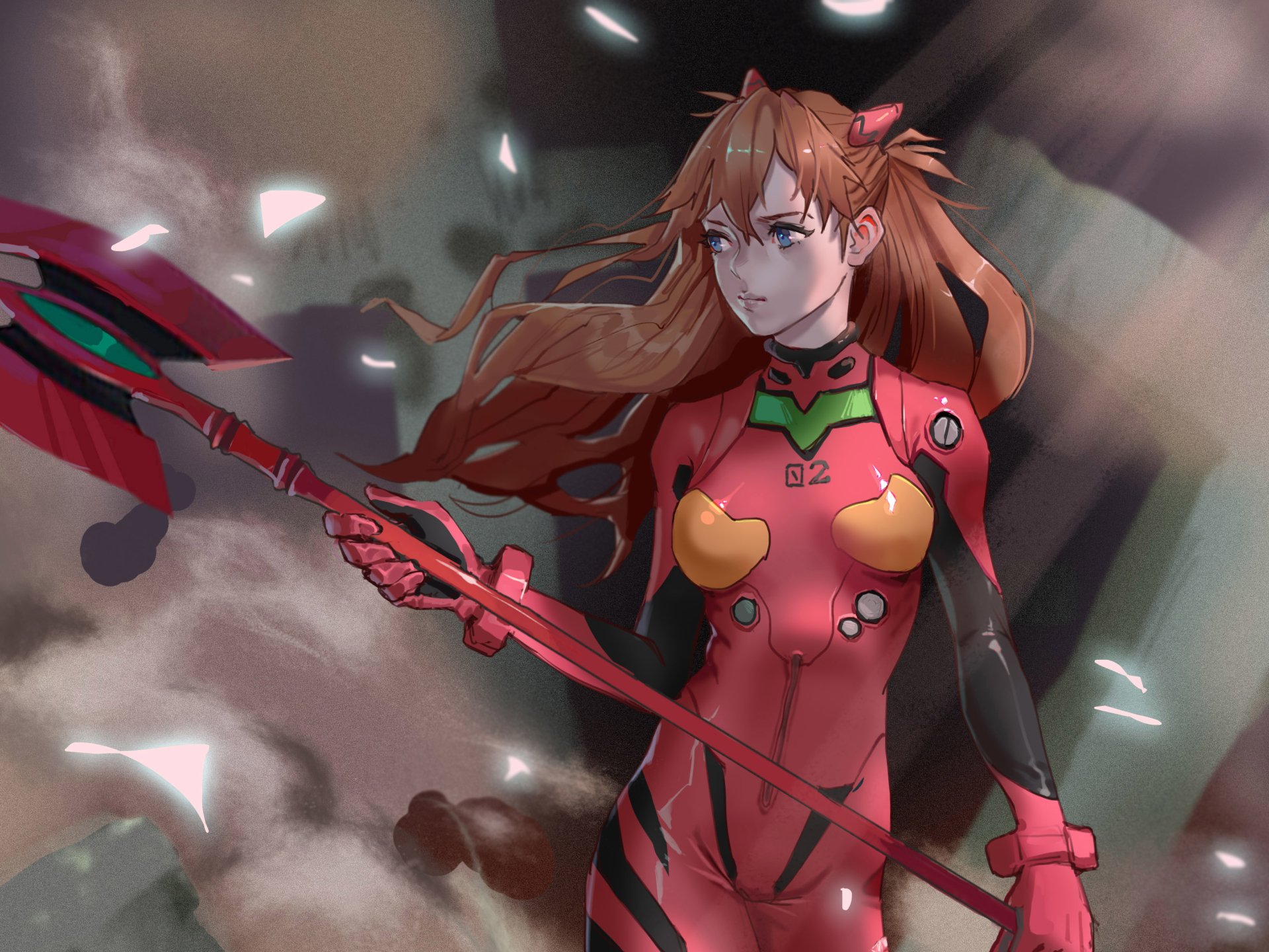 Download Asuka Langley Sohryu Anime Neon Genesis Evangelion HD Wallpaper by Eewing