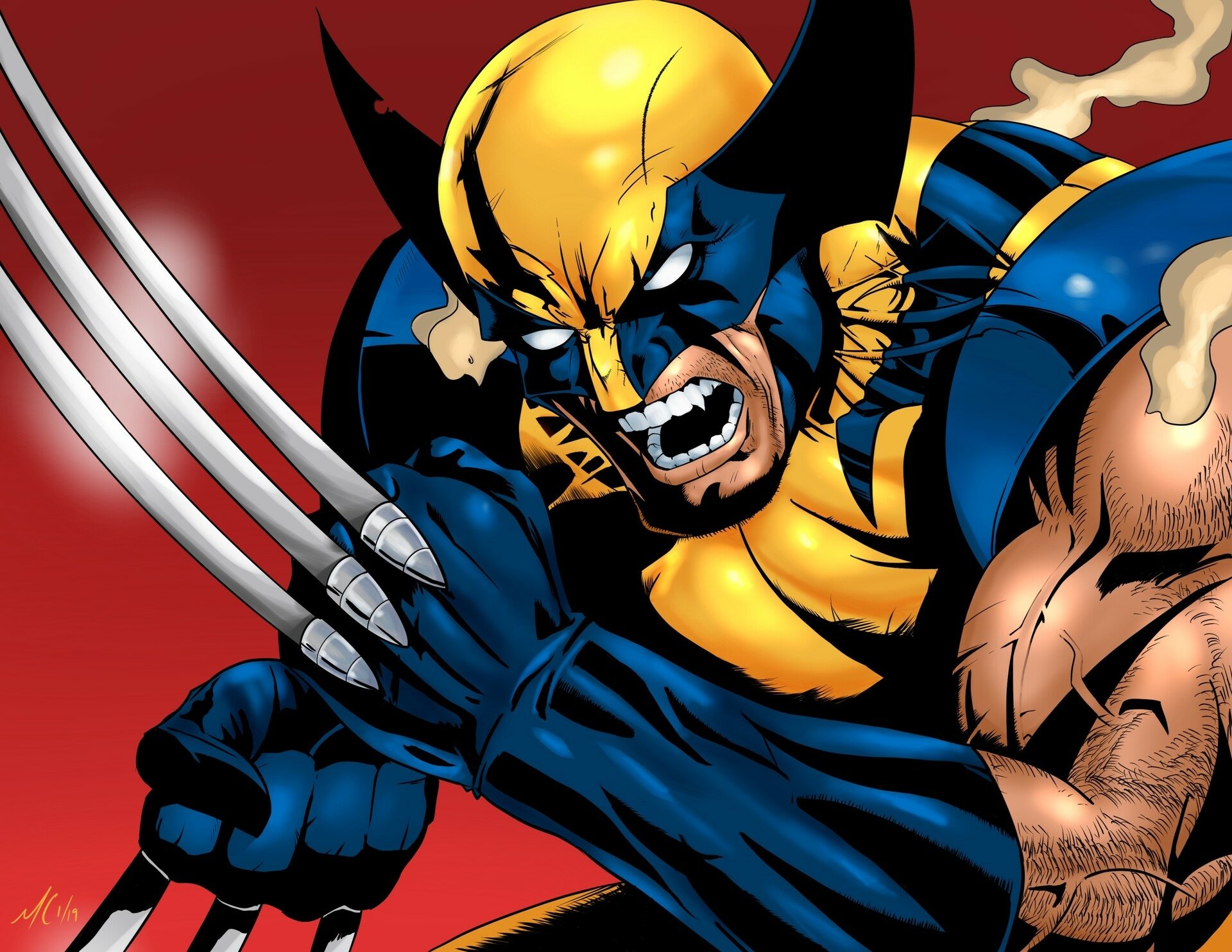 Download Logan James Howlett Mutant Claws Comic Wolverine HD Wallpaper By Michael Clark