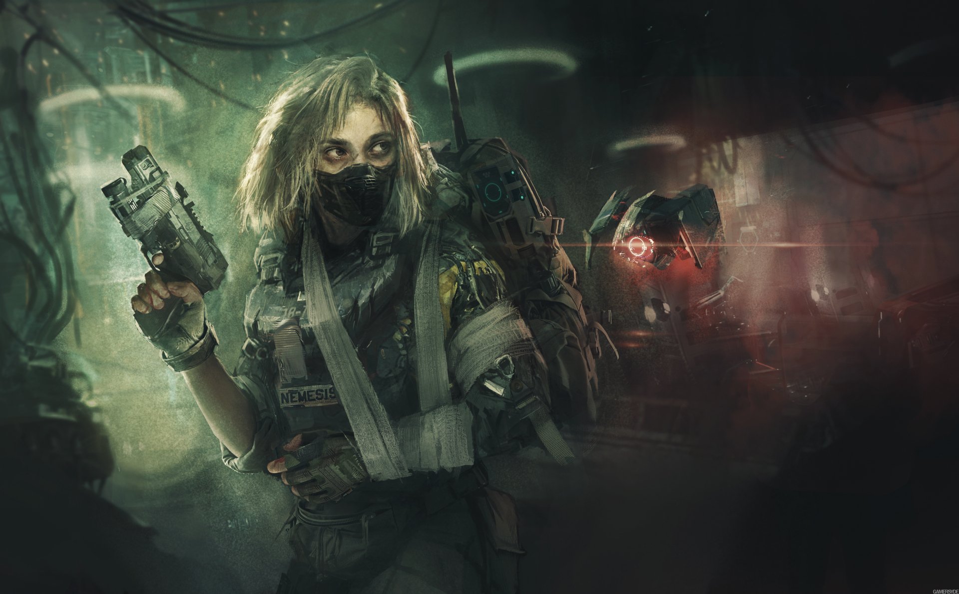 Download Video Game Nemesis Distress 4k Ultra HD Wallpaper