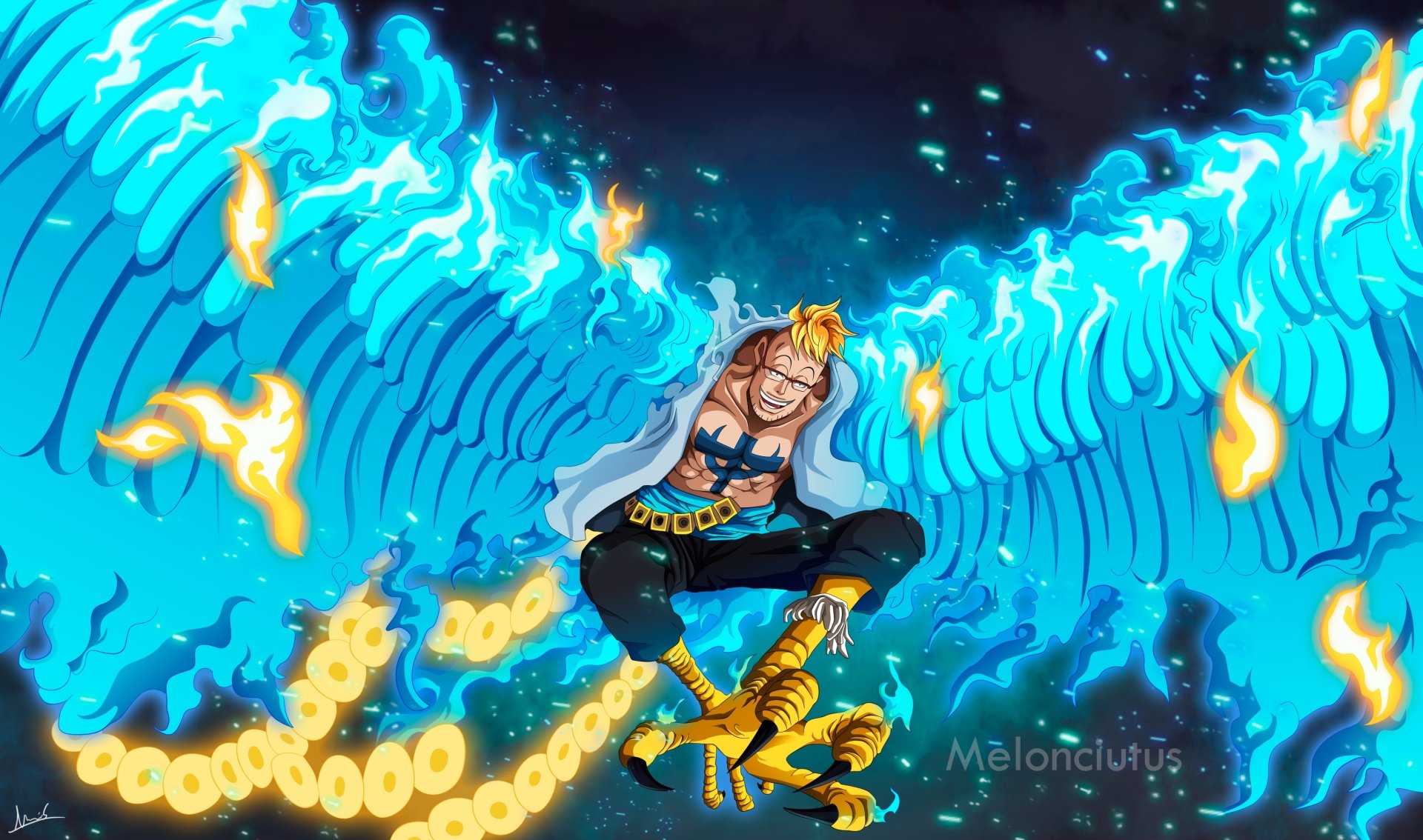 Download Marco (One Piece) Anime One Piece HD Wallpaper by Melonciutus