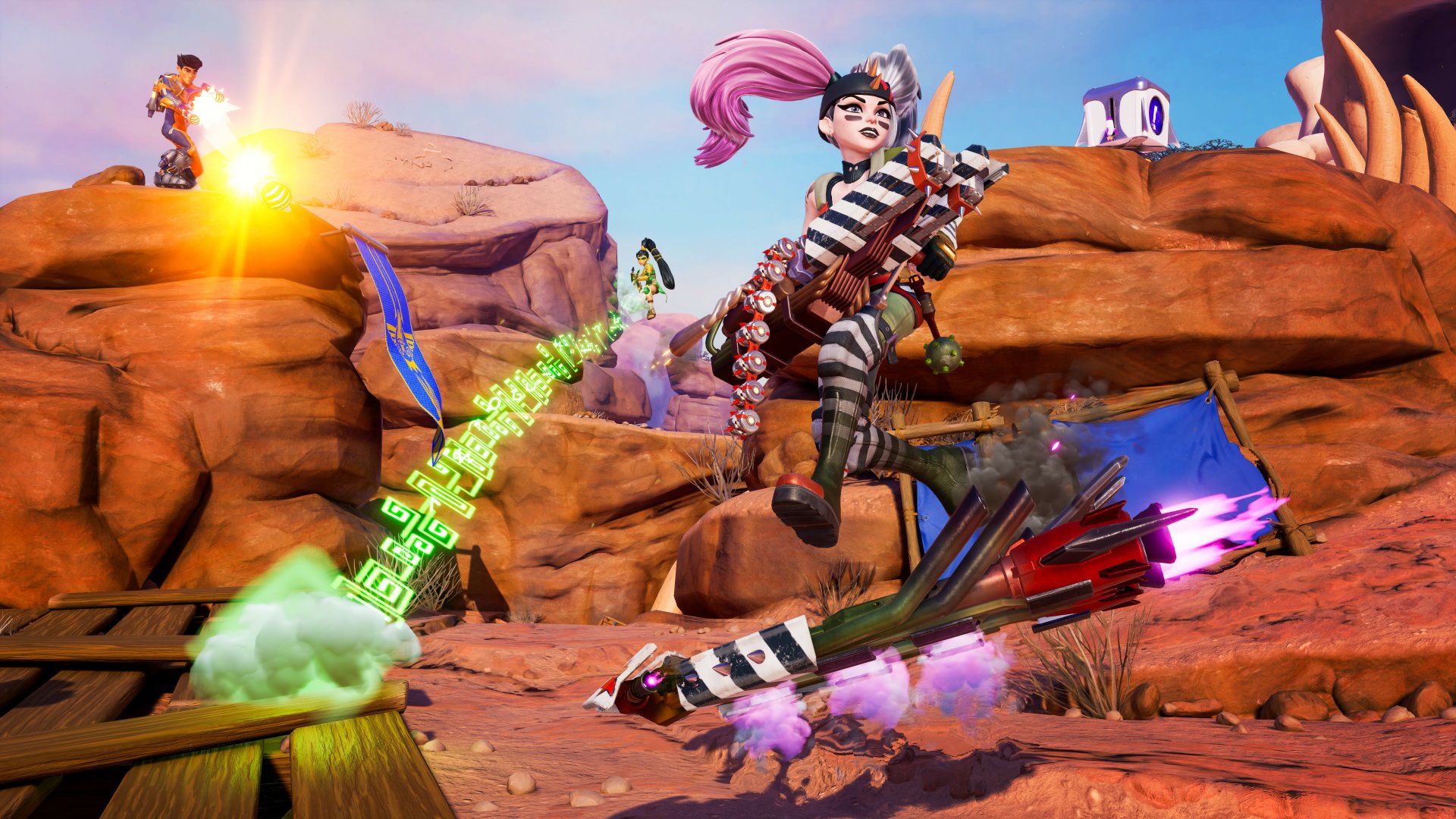 Download Video Game Rocket Arena 4k Ultra HD Wallpaper