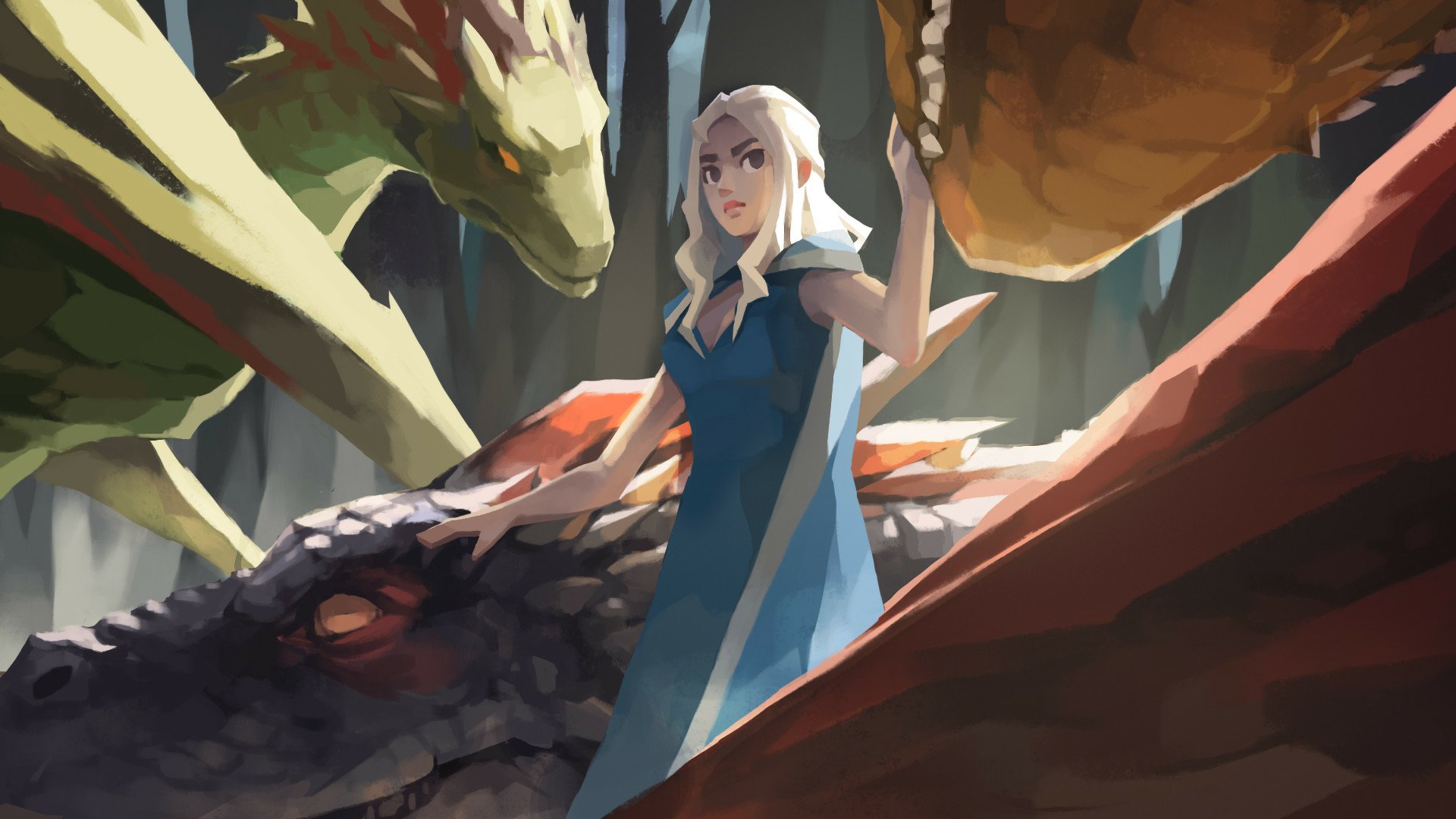 Download Daenerys Targaryen Dragon TV Show Game Of Thrones HD Wallpaper by chanin suasungnern