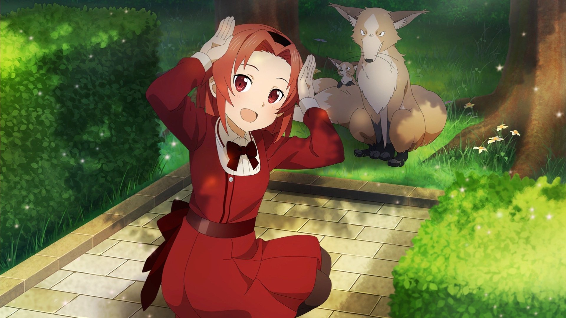 Download Orange Hair Red Eyes Tiese Shtolienen Sword Art Online Anime Sword Art Online: Alicization HD Wallpaper