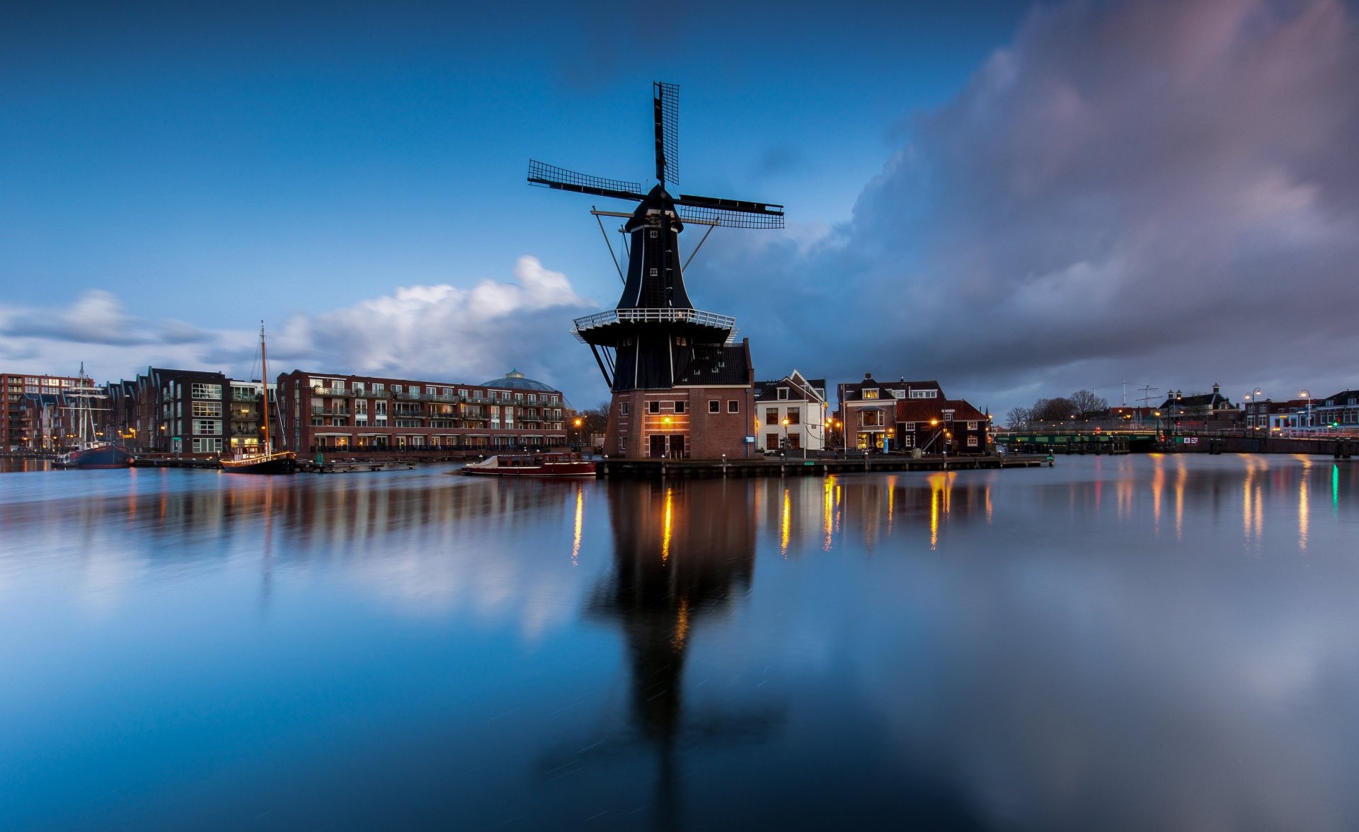 Windmill 4k Ultra HD Wallpaper