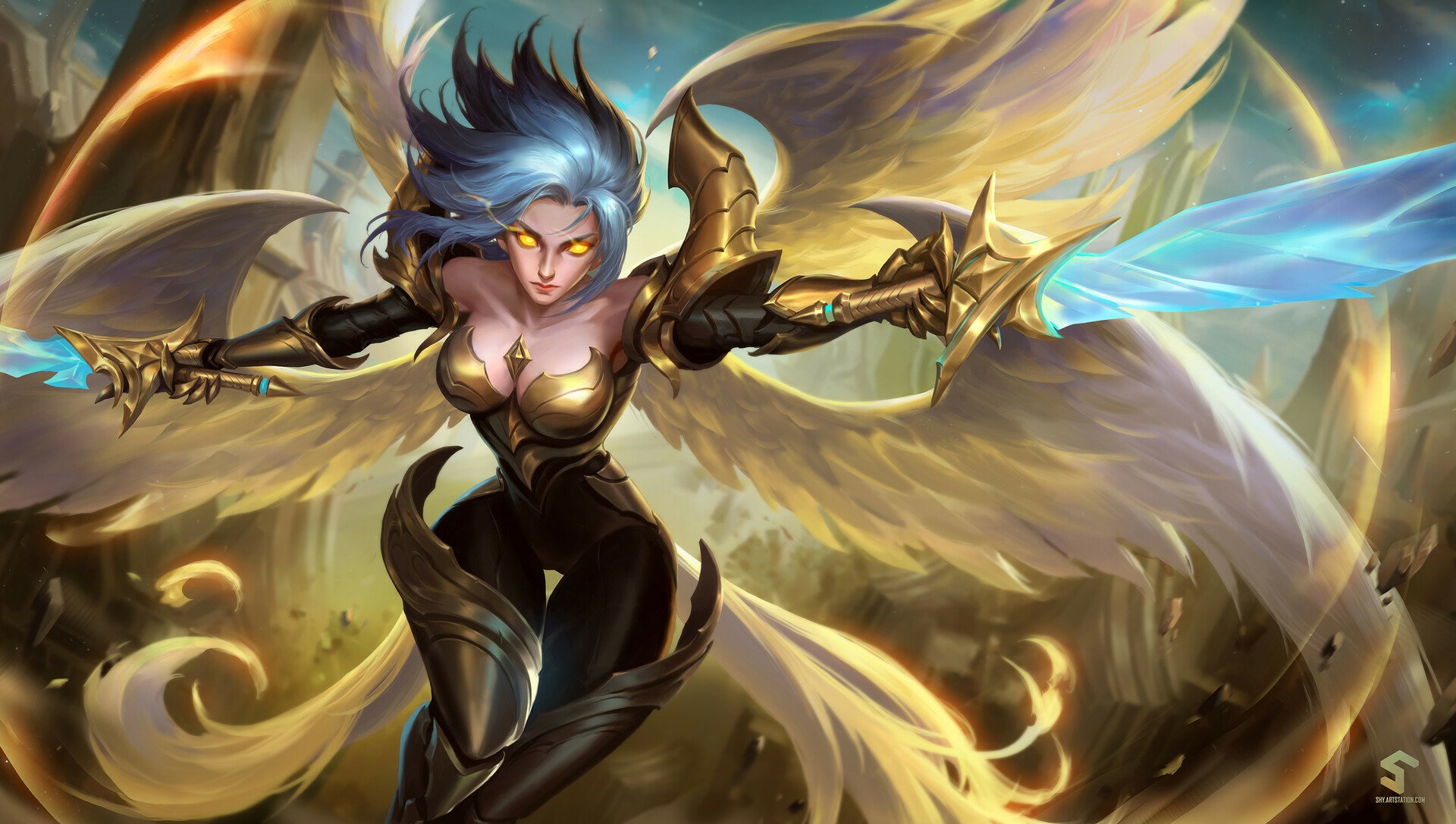 Download Kayle (League Of Legends) Video Game League Of Legends HD  Wallpaper by Sun Haiyang