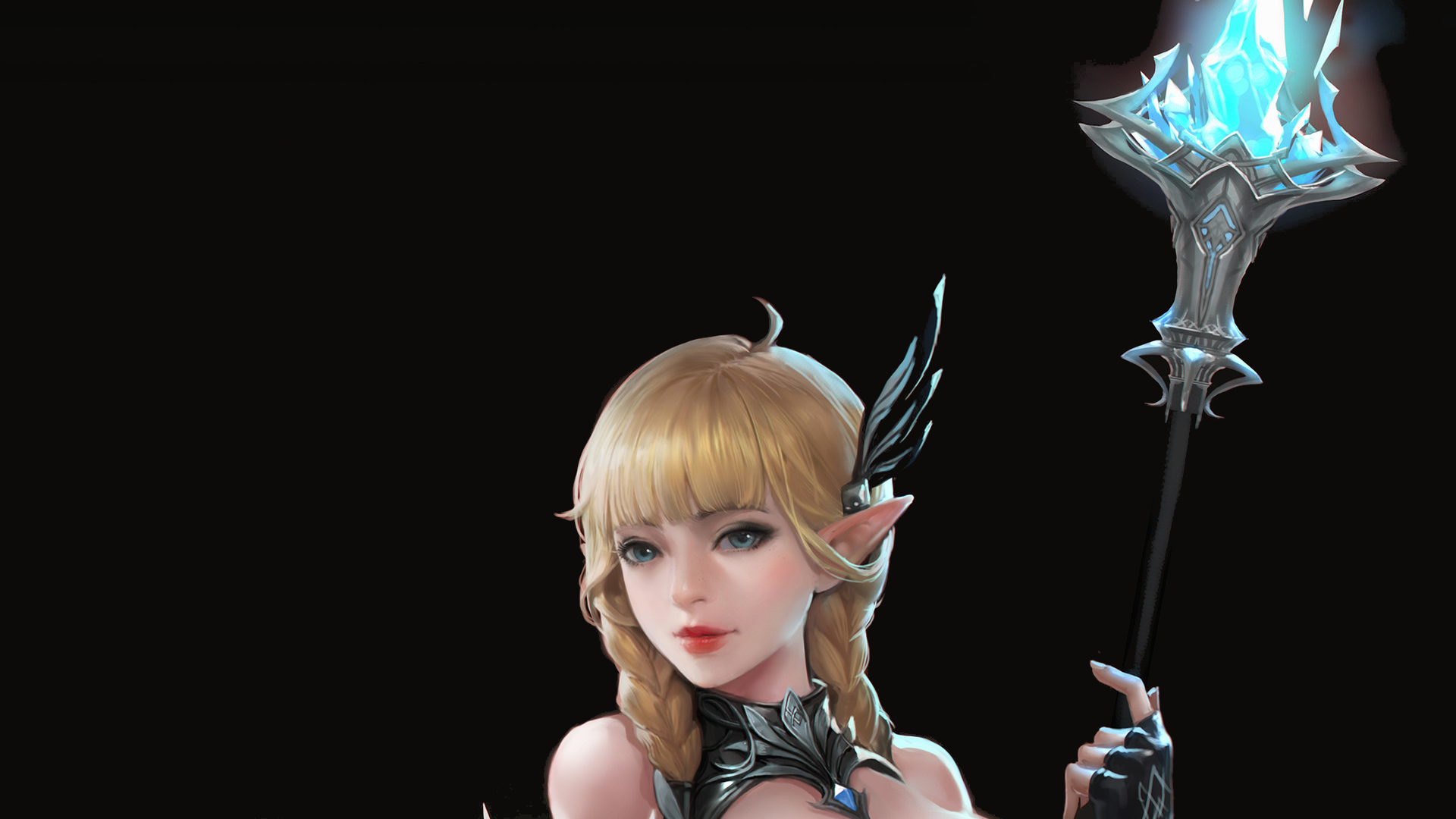 Download Fantasy Sorceress HD Wallpaper by san mufan