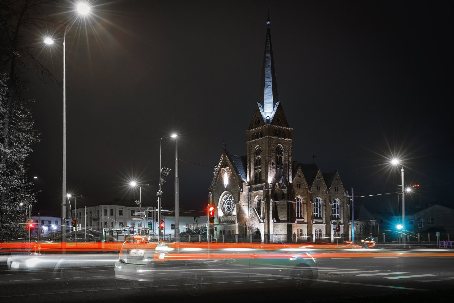 Download Time Lapse Church Latvian Religious Cathedral HD Wallpaper