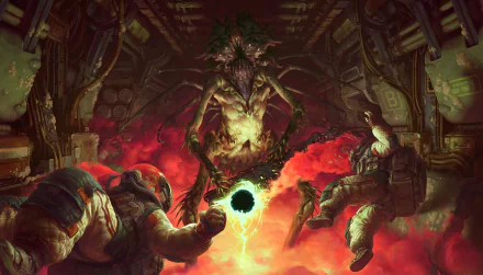 astronaut Sci Fi creature HD Desktop Wallpaper | Background Image