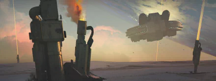 Sci Fi spaceship HD Desktop Wallpaper | Background Image