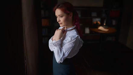 red hair woman model HD Desktop Wallpaper | Background Image