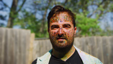  Is there ink on my face? (slow mo guys)