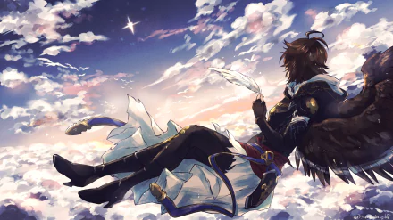 Sandalphon (Granblue Fantasy) Anime Granblue Fantasy HD Desktop Wallpaper | Background Image