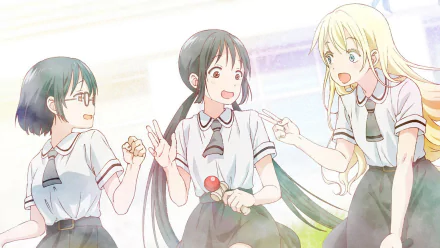 Anime Asobi Asobase HD Desktop Wallpaper | Background Image