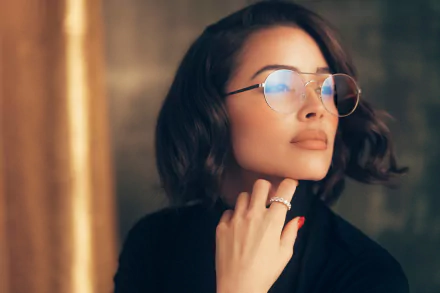 glasses face short hair brunette model American Celebrity Olivia Culpo HD Desktop Wallpaper | Background Image