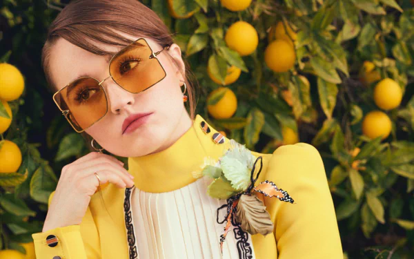 sunglasses brunette American actress Celebrity Kaitlyn Dever HD Desktop Wallpaper | Background Image