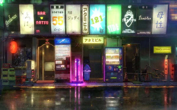 Stunning Tenki no Ko anime-inspired HD desktop wallpaper featuring Weathering with You theme.