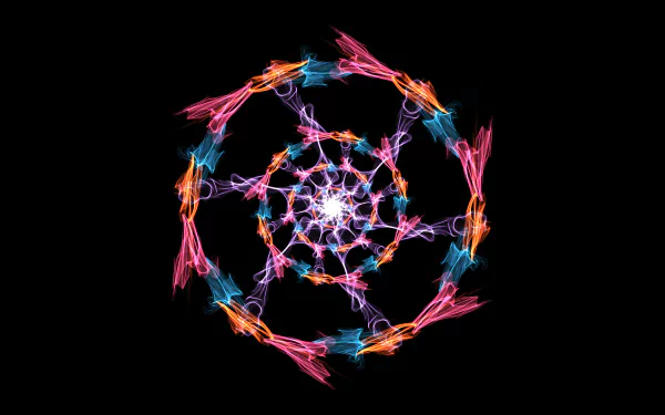 generative purple blue orange (Color) pink Abstract colors abstract blue abstract purple HD Desktop Wallpaper | Background Image