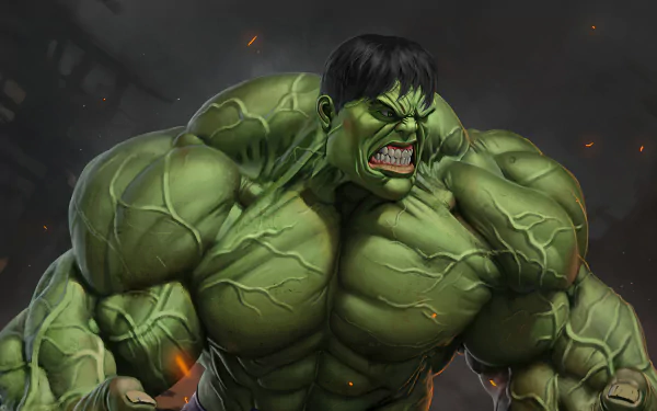 Comic Hulk HD Desktop Wallpaper | Background Image
