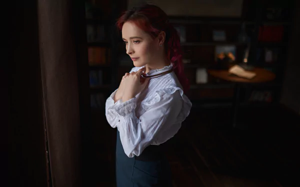 red hair woman model HD Desktop Wallpaper | Background Image