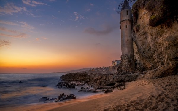 Photography Beach Sunset Ocean HD Wallpaper | Background Image