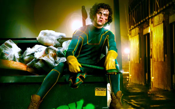 Aaron Taylor-Johnson Dave Lizewski movie Kick-Ass HD Desktop Wallpaper | Background Image