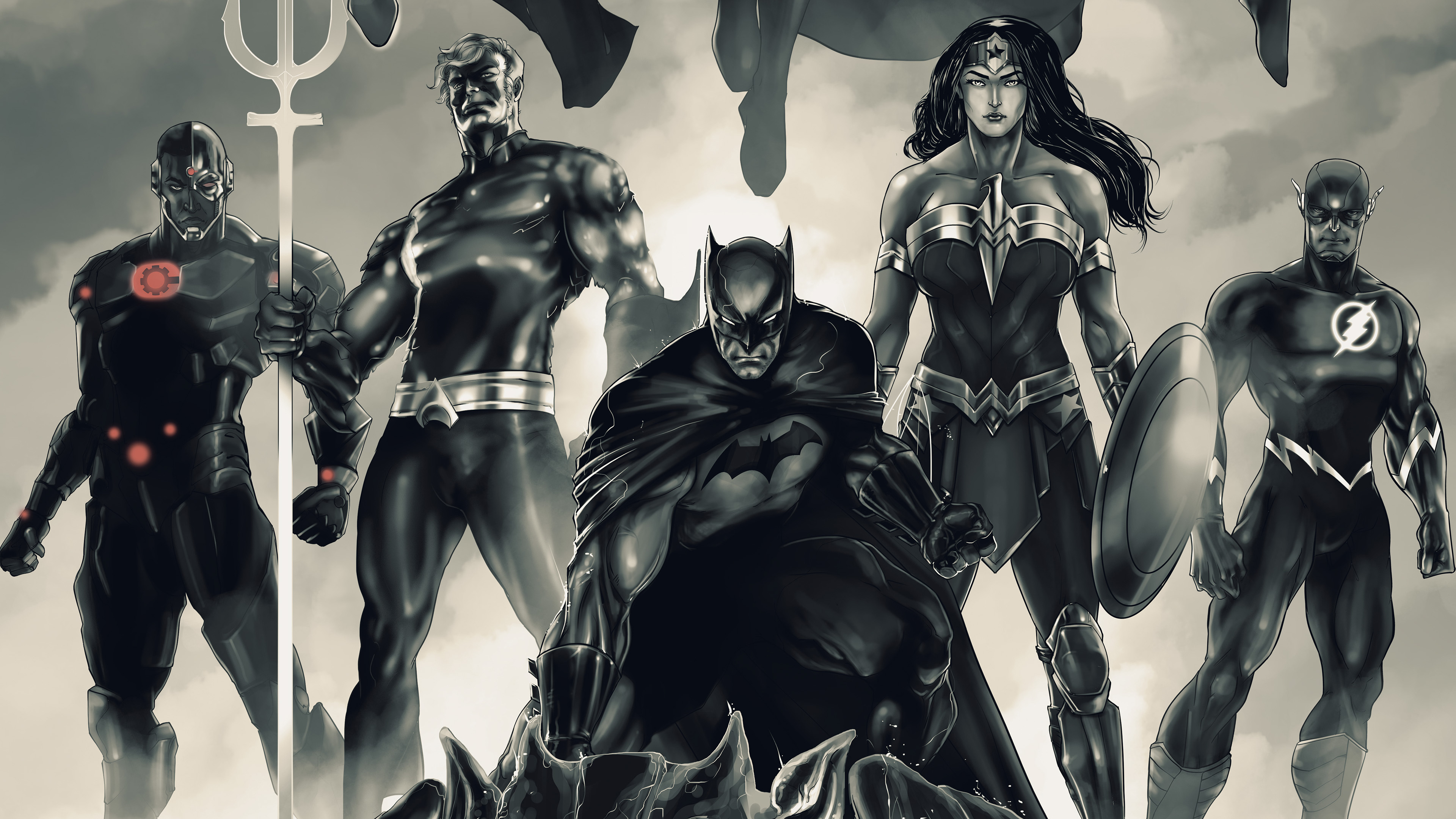 Comics Justice League 4k Ultra HD Wallpaper by Arka Chakraborty