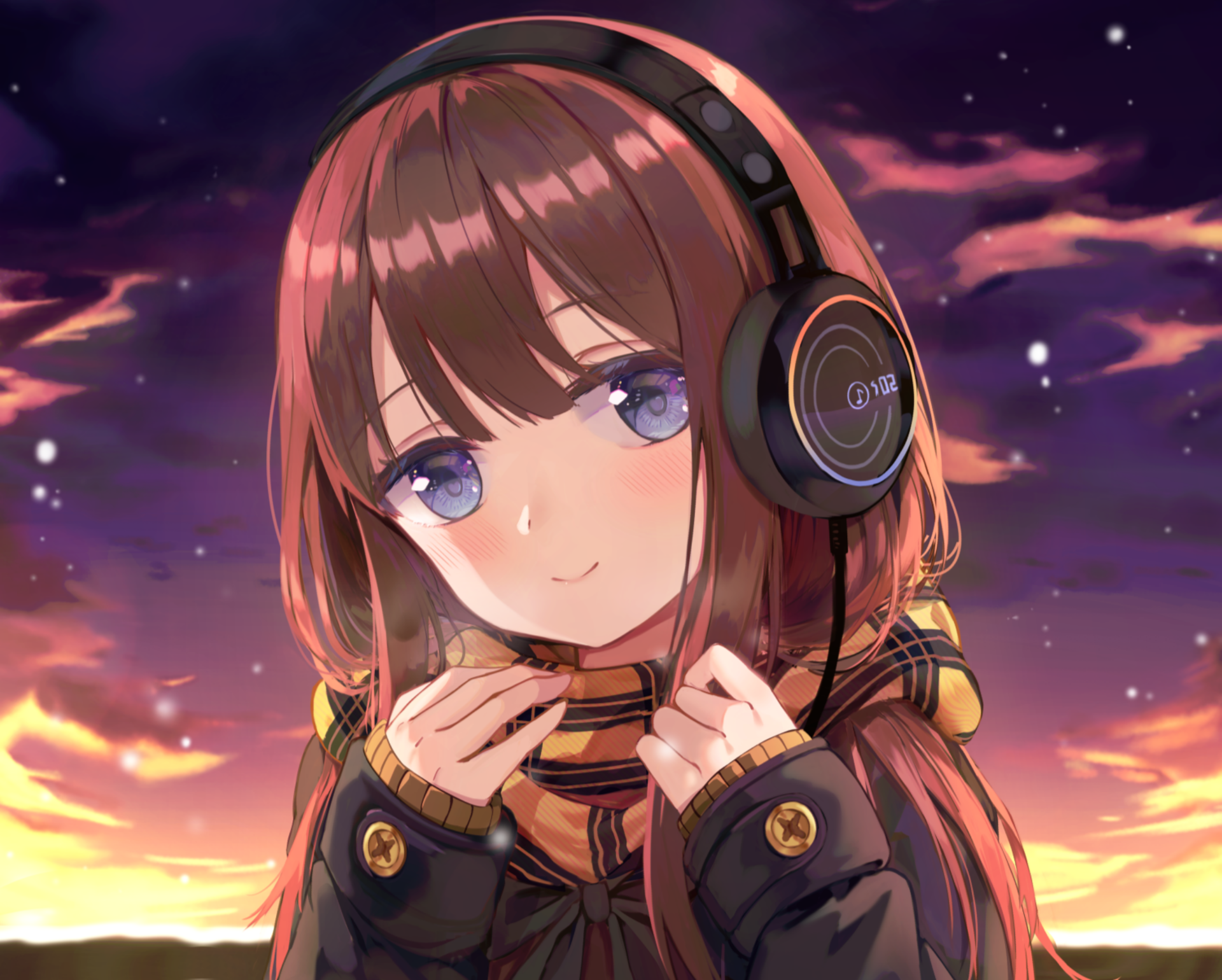 Anime Headphones HD Wallpaper by SeeRo