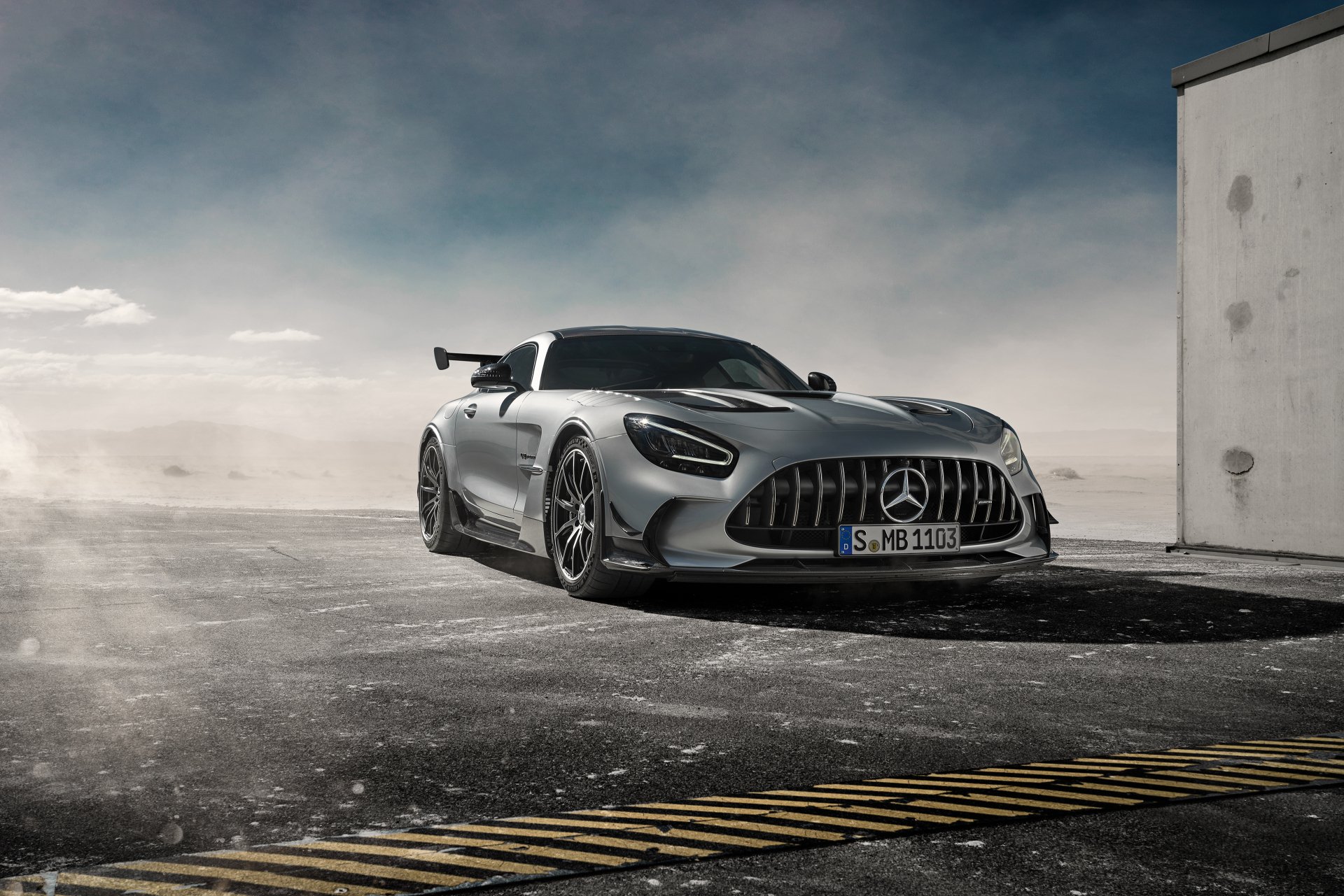 Download Supercar Silver Car Car Mercedes-AMG Vehicle Mercedes-AMG GT 4k Ultra HD Wallpaper by Philipp Rupprecht