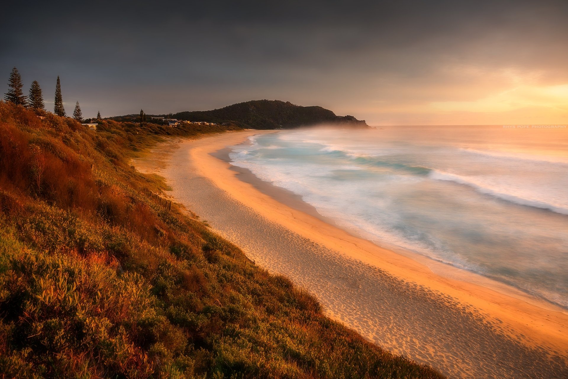 Boomerang beach, Pacific Palms, New South Wales, Australia Boomerang beach, Pacific Palms, New South Wales, Australia