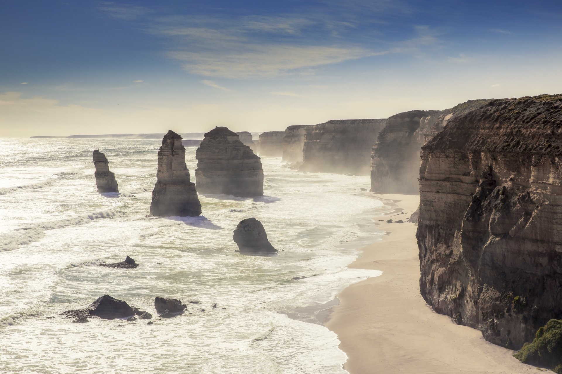 Download Beach Coast Cliff Nature The Twelve Apostles HD Wallpaper
