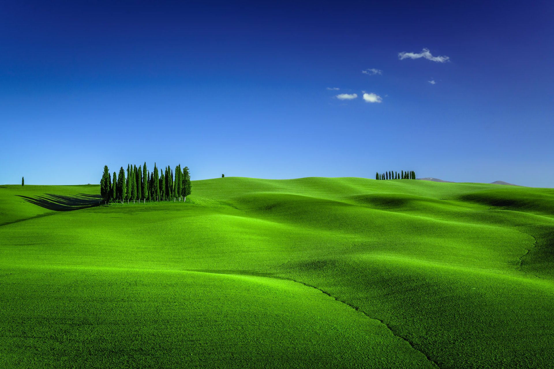 Download Hill Sky Photography Tuscany HD Wallpaper